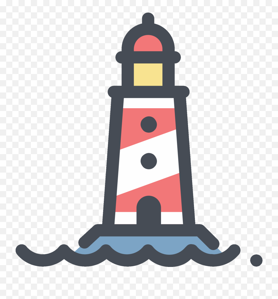Transparent Lighthouse Vector Picture - Free Png Lighthouse Emoji,Lighthouse Emoji