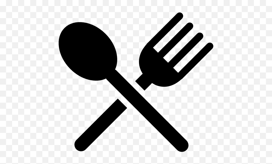 Fork And Knife Eating Utensils Icons - Spoon And Fork Logo Png Emoji,Fork And Knife Emoji