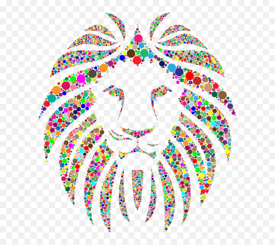 Animal Lion Big Cat - Colorful No Background Emoji,Big Fire Emoji