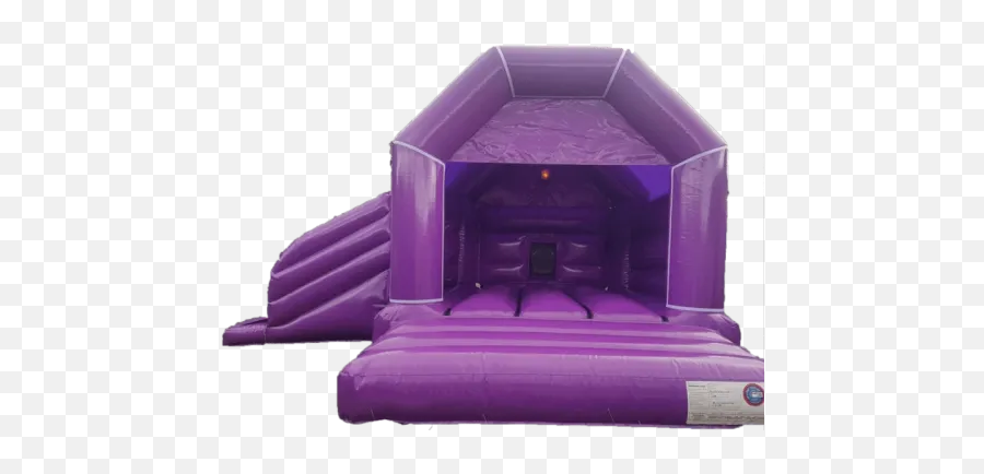 Emoji Slide Combo Bouncy Castle Hire Purple - Bouncy Castle Inflatable,Castle Emoji