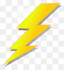 Lightning Clipart Red Yellow Lightning - Cartoon Lightning Bolt Emoji,Lightening Emoji