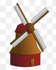 Windmill Clipart Free - Art Emoji