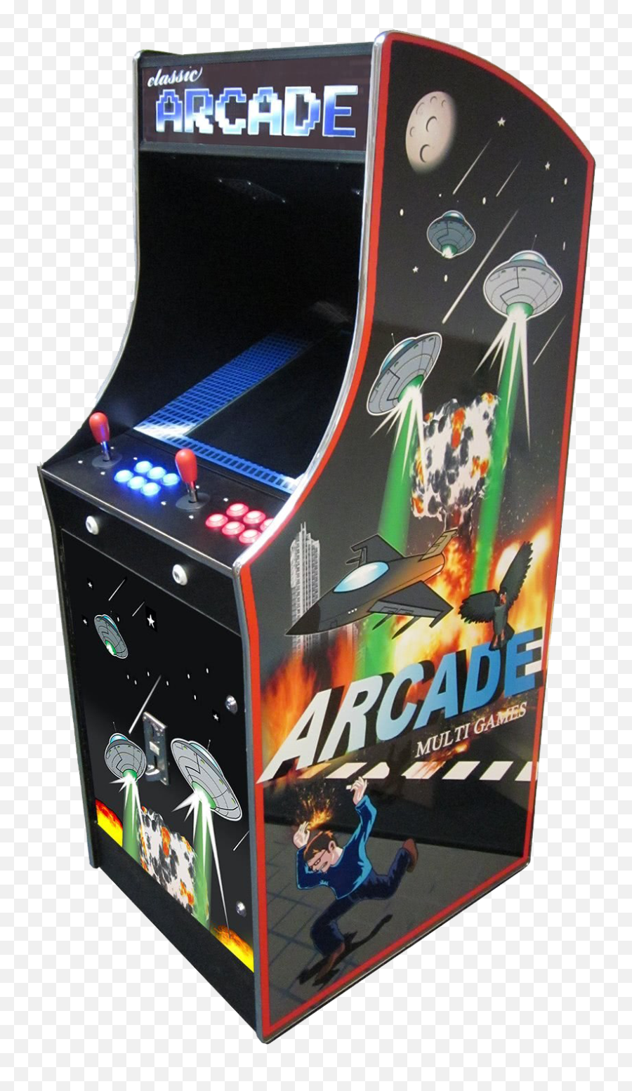 Png Hd Arcade Machine Transparent - Arcade Classics Cabinet Png Emoji,Arcade Emoji