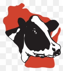 A Black And White Affair - Cow Print Wisconsin Clipart Siemers Holsteins Logo Emoji
