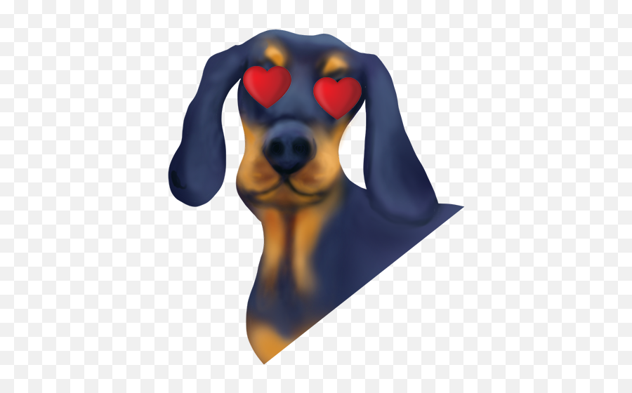 Dachshund Emoji - Dachshund,Wiener Dog Emoji