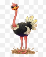 Ostrich clipart public domain - Clipart Png Emoji