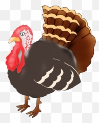 Clipart Turkey Breast - Thanksgiving Drawing Emoji