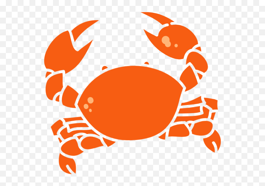 Crab Seafood Animal Yellow Vector - Big Emoji,Crab Emoji