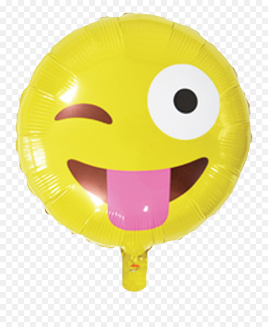 Wink Tongue Out Emoji Balloon - Iphone Dirty Emoji,Balloon Emoji