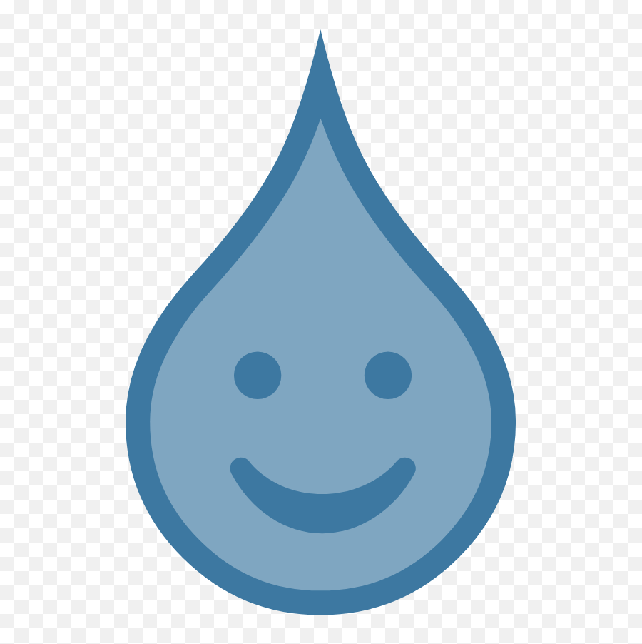 Smiling Drop Graphic - Happy Emoji,Hang Loose Emoji