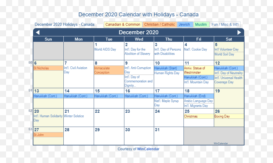 Holiday Calendar Canada With Observances U0026 Today - Printable Calendar December 2020 With Holidays Emoji,Canadian Flag Emoji