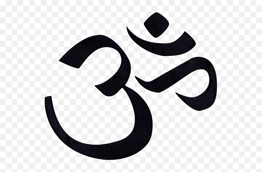 Vc006 - Black Symbol Of Hinduism Emoji,Om Symbol Emoji