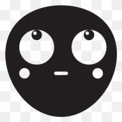 Rolling Eyes - Dot Emoji