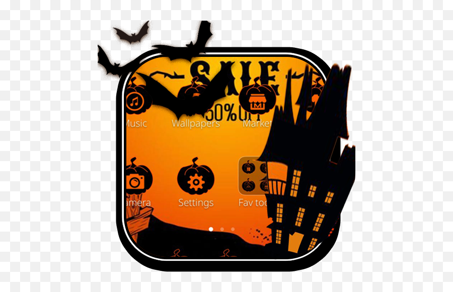 Halloween Theme Launcher Graffiti - App Su Google Play Language Emoji,Ghost Emoji Pumpkin