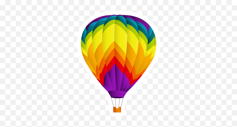 Magma Cream - Hot Air Balloon White Background Emoji,Donkey Emoji Android