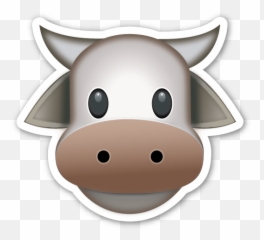 Cow Face - Emojis De Whatsapp Animales Png,Beetle Emoji