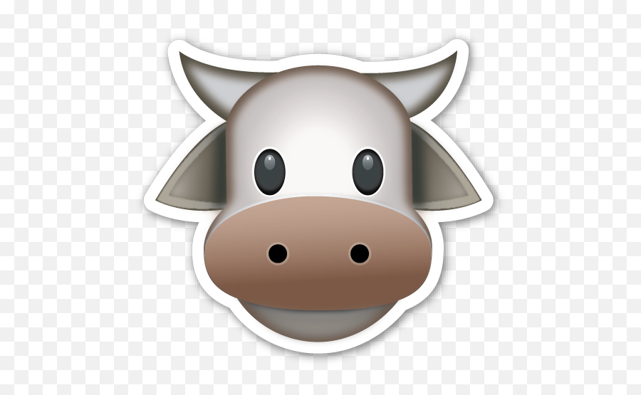 Cow Face - Emojis De Whatsapp Animales Png,Beetle Emoji