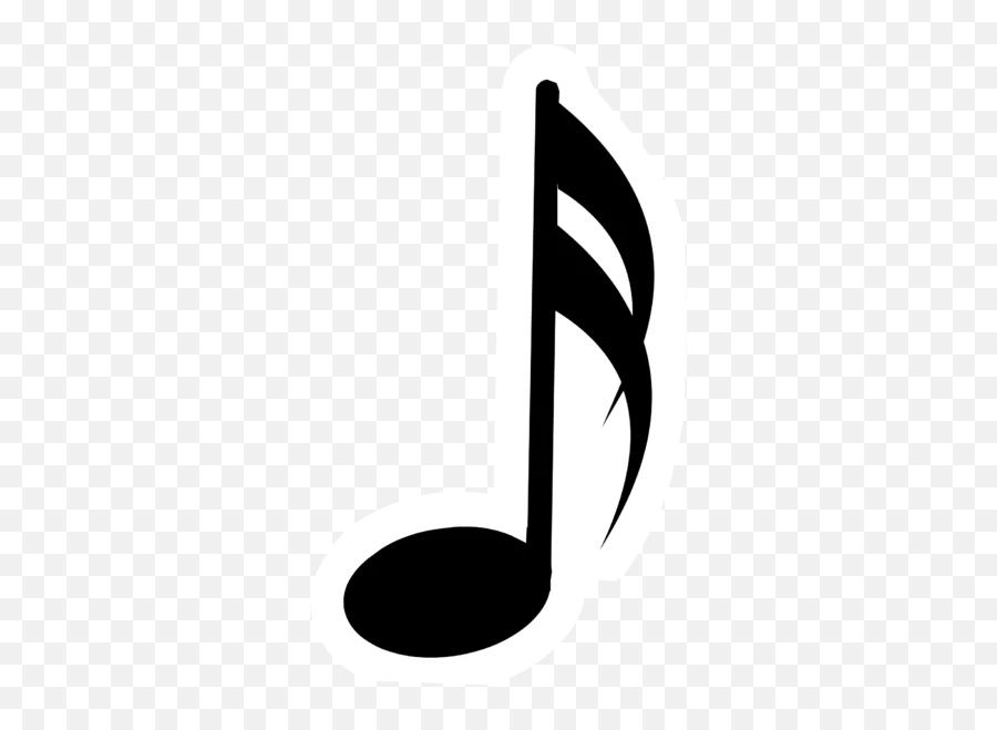 Music Note Pin - Music Note Emoji,Music Note Emojis