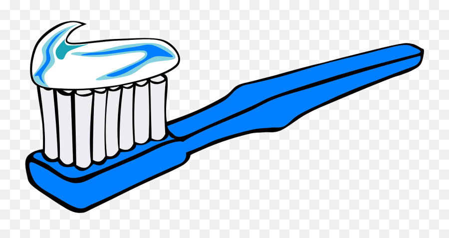 Toothbrush Toothpaste Hygiene Dental - Toothbrush Clipart Emoji,Sticks Tongue Out Emoticon