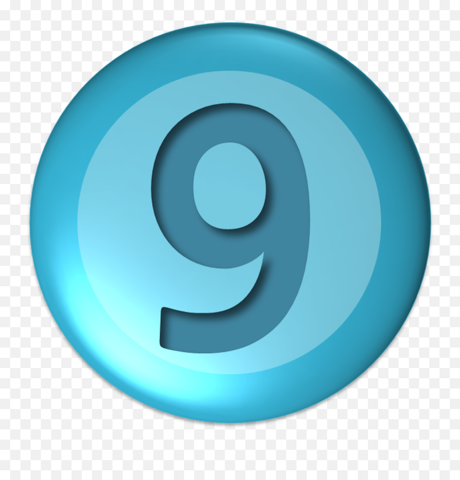 Numbers Nine Ball District Shapes - Circle Emoji,Keyboard Emoticons List