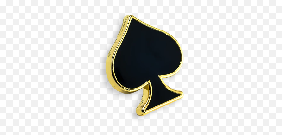 Ace Of Spades Pin - Emblem Emoji,Ace Of Spades Emoji