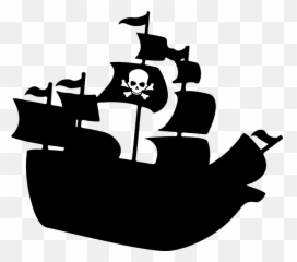 Boat Crossbones Pirate - Ship Clip Art Emoji