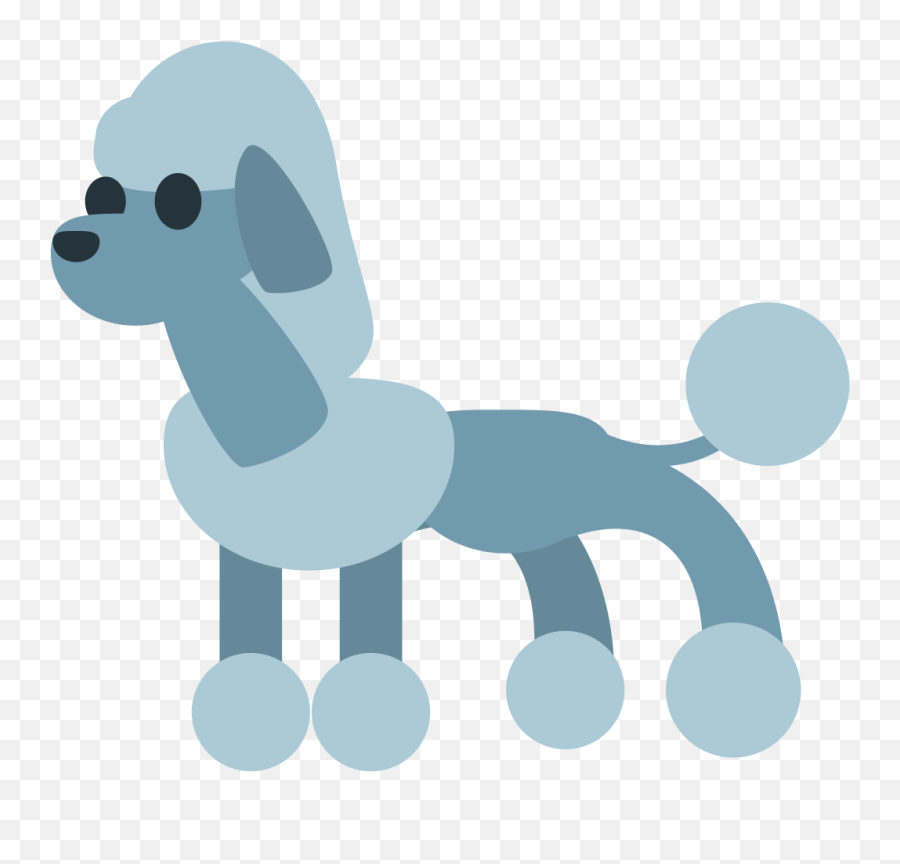 Emojione1 1f429 - Standard Poodle Emoji,Emoji Dog