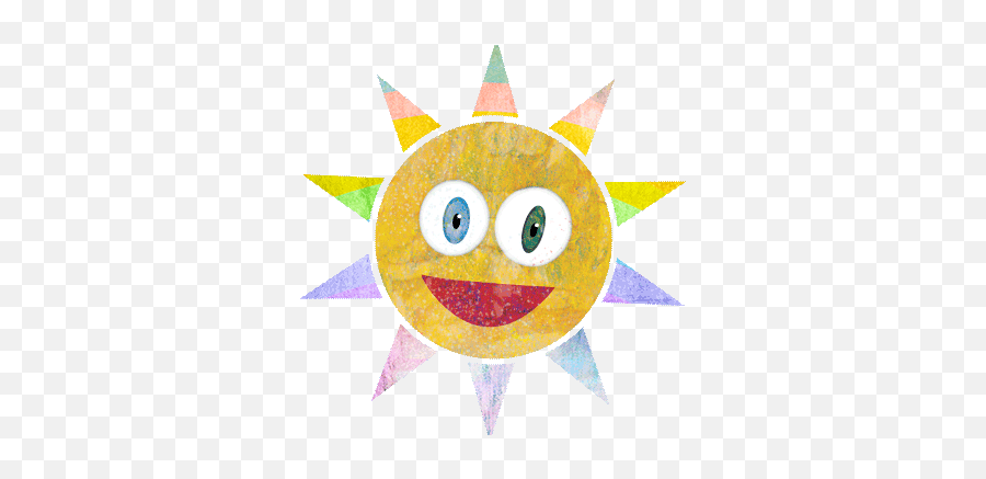 Via Giphy Animated Happy Sun Sticker - Sun Sticker Gif Giphy Emoji,Fireworks Emoji Android