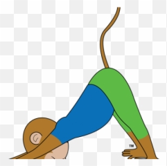 Yoga Clipart Monkey - Clip Art Emoji,Yoga Emojis