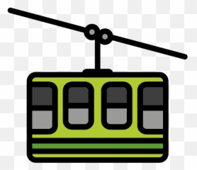 Mountain Cableway - Helicopter Rotor Emoji