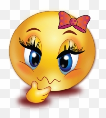 Sick Girl Emoji - Thumbs Up