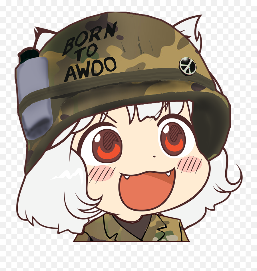 Anime Girl Army Emoji,Sieg Heil Emoji