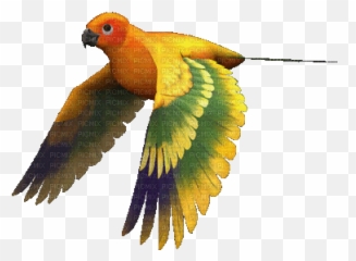 Aze Oiseau Tube Gif Glitter Animation - Parrot Animated Gif Transparent Emoji,Parrot Emoticon