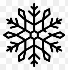 Snowflake Free Vector Icons Designed - Flake Clip Art Black And White Emoji