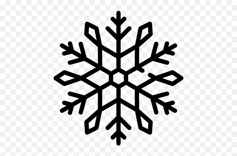 Snowflake Free Vector Icons Designed - Snow Flake Clip Art Black And White Emoji,Snow Flake Emoji