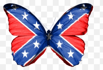 butterfly confederate south rebel insect - Green Butterfly No Background Emoji