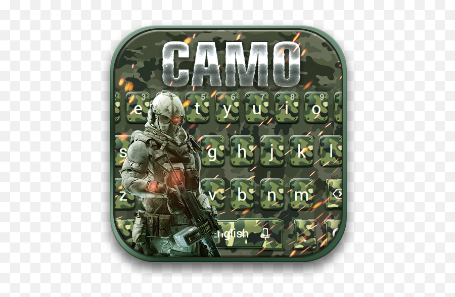 Army Camo Keyboard U2013 Apps On Google Play - Sniper Emoji,Military Emojis For Android