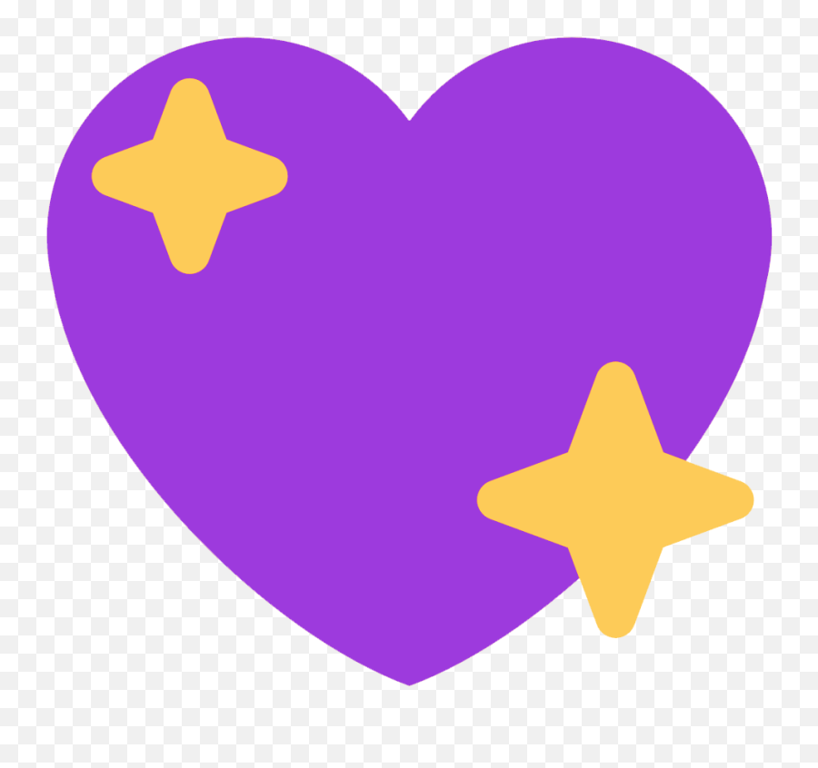 Punk Trash - Sparkle Heart Emoji Transparent,Heart Sparkle Emoji