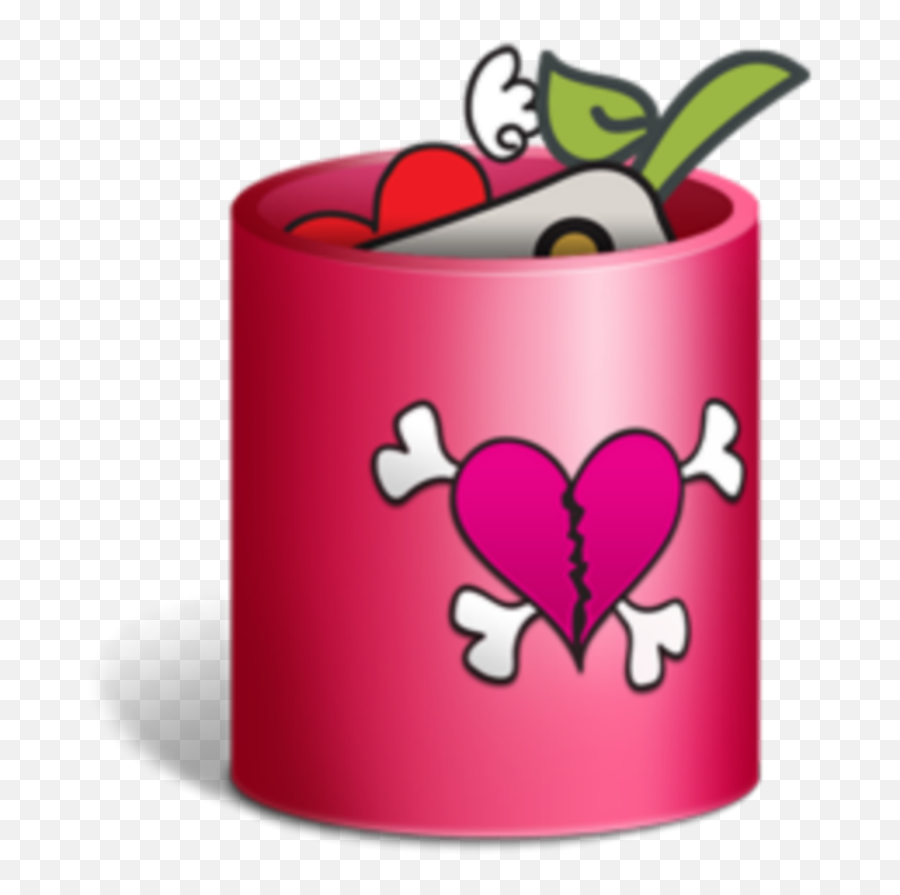 Mq Pink Trash Bin Emoji Emojis Icon - Iconos,Trash Emoji