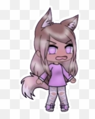 Gacha Gachalife Character Wolf - Life Characters Emoji