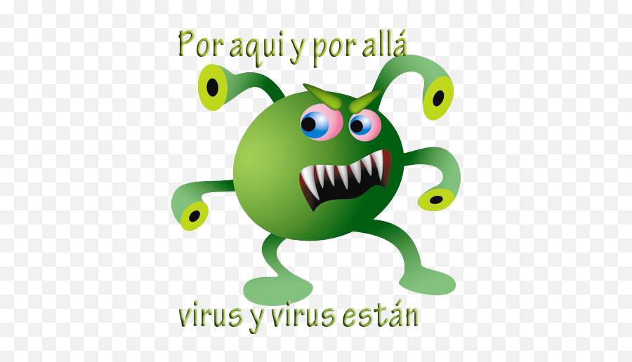 Solo Yo Entre Los Virus - Evil Virus Png Emoji,Bizcocho De Emoji