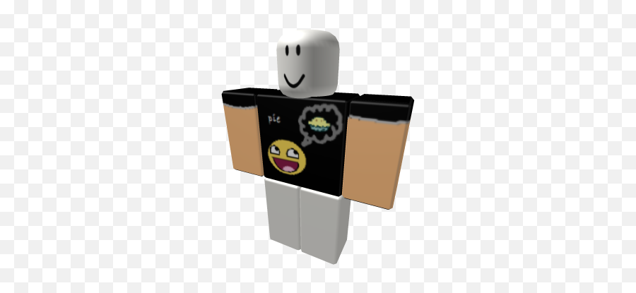 Epic Face With Pie Look At Description - Roblox Roblox Black Shirt Template Emoji,Pie Emoticon