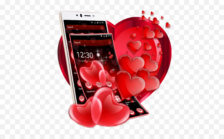Maroon Heart Love Balloons Theme - Smartphone Emoji,Maroon Heart Emoji