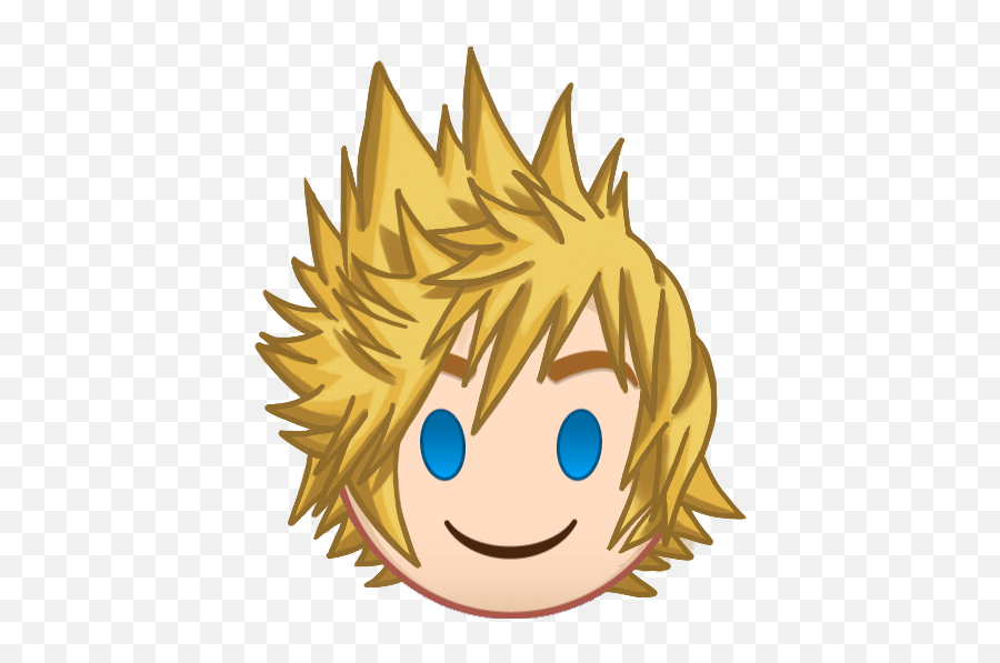 Roxas Emoji - Kingdom Hearts Emoji Roxas,Trash Emoji