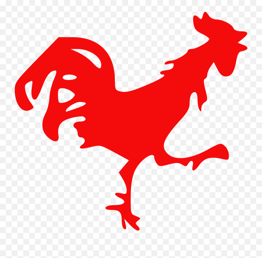 Hen Vector Rooster - Chicken Clip Art Png Download Full Funny Chicken Clipart Black And White Emoji,Rooster Emoji