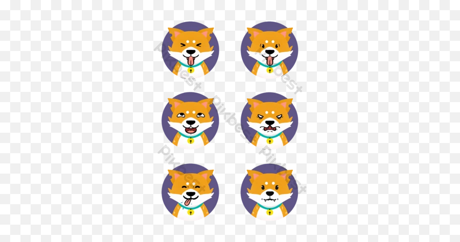 Dog Emoji Vector Templates Free Psd U0026 Png Vector Download - Happy,Emoji Dog