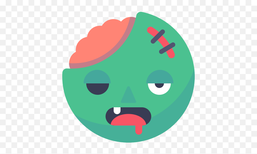 Smileys For Fun - Zombie Face Icon Emoji,Turnip Emoji