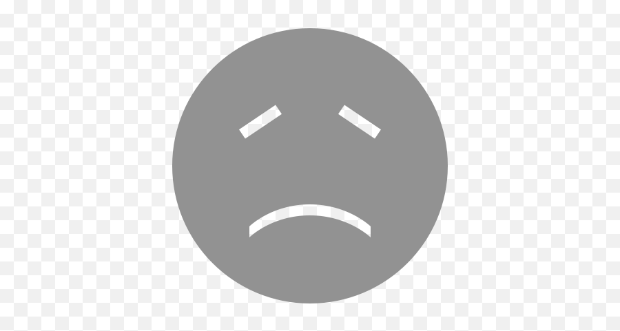 Sad Face Icon Emoji,White Frowning Face Emoji