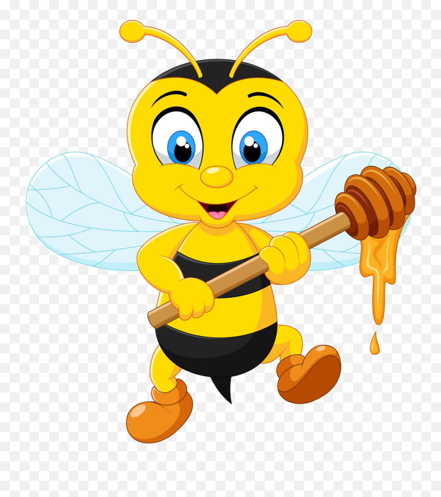 Collection Of Free Honey Drawing Emoji Tattoo - Cartoon Bees And Honey,Honey Emoji
