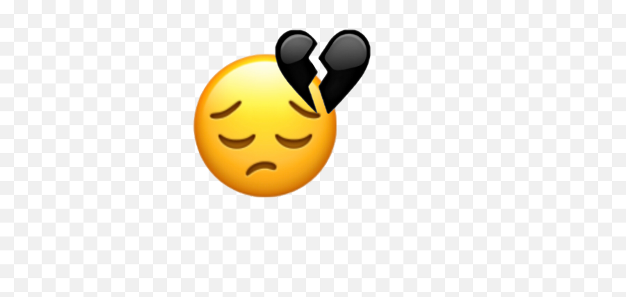 Emoji - Emoji Iphone Coeur Brisé,Emoji Triste
